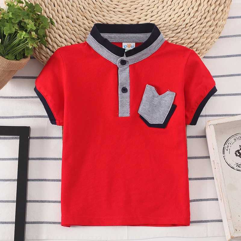 2022 Fashion Kids Boys Polo Shirts Teens 2-14 Years Cotton Short Sleeve Baby Boy Polo Sports Shirt Tops Children ClothingXJ241225