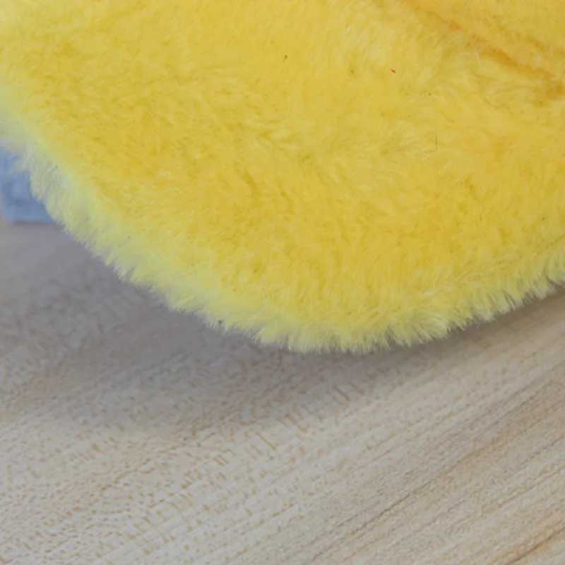 Cartoon yellow duck baseball cap childrens baseball cap cashmere to keep warm winter cashmere snap button gorilla boy girl toe cap W241225