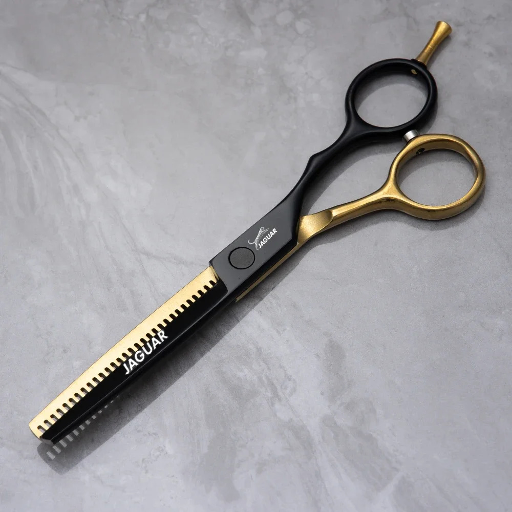 Hair Scissors Professional 6.0 Inch Barber Hairdressing Cutting Thinning Set Reversed Scissors Laser Wire salons shears 241225