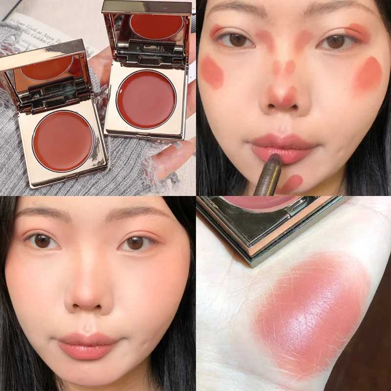 Waterproof B Lipstick Cream Multi-purpose Lasting Brightening Moisturizing Lip Cheek Balm Face Ber Girls Korean CosmeticXJ241225