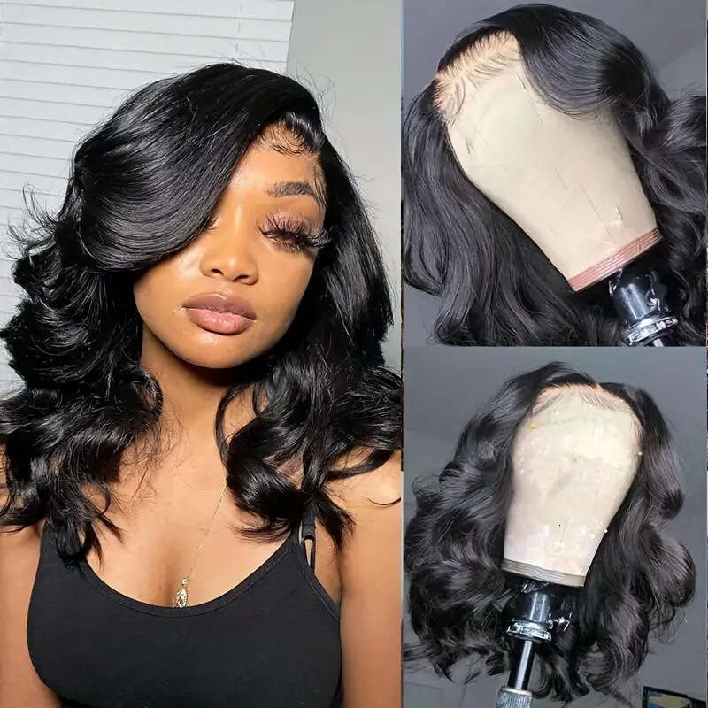 Hot Selling Lace Wig Women's Short Curly Hair Explosion Black Universal Natural Full Head Cover Kq1 Kq1