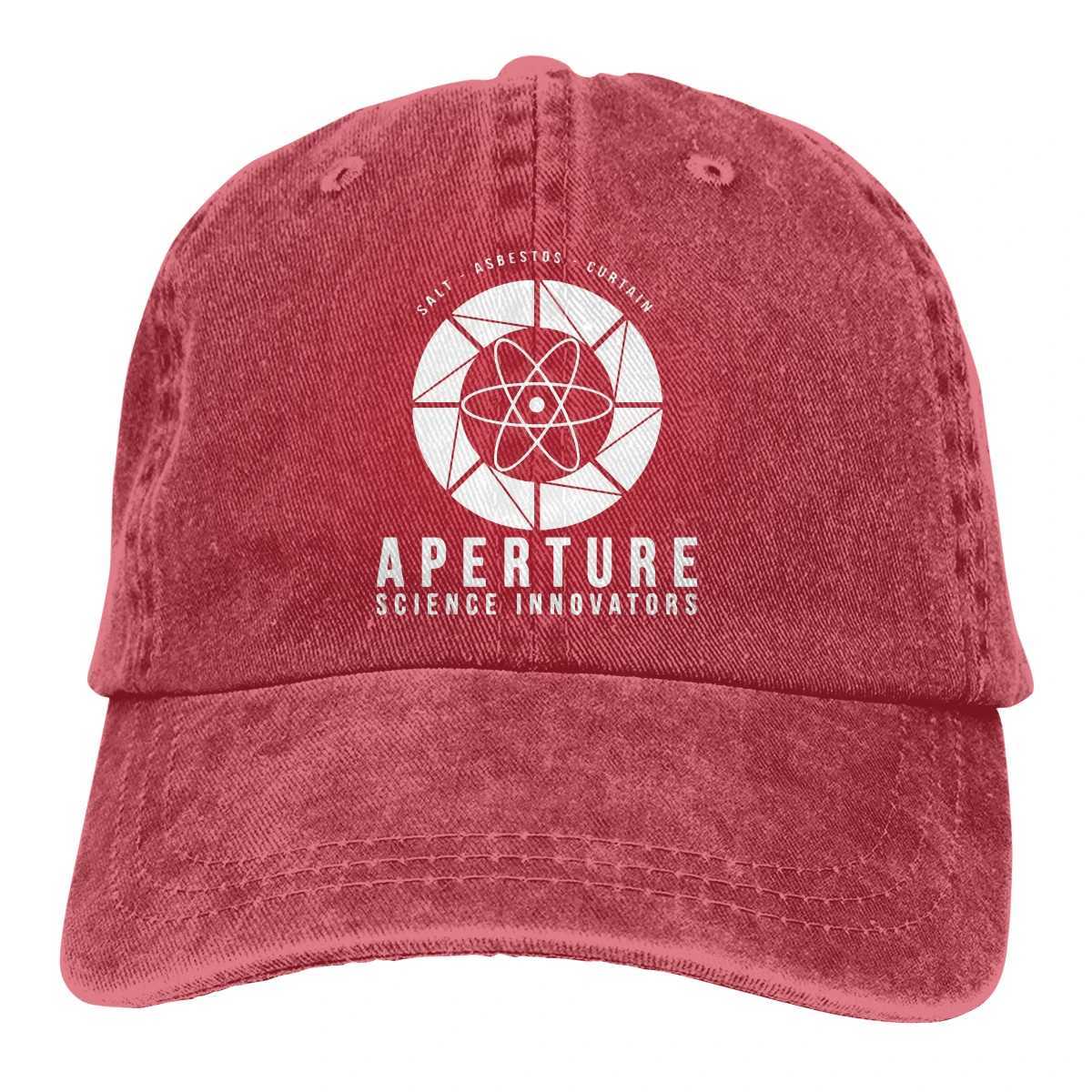 Aperture Science Baseball Hat Toe Hat Portal Game Chell Atlas P-Body Mens Sunshade Hat W241225