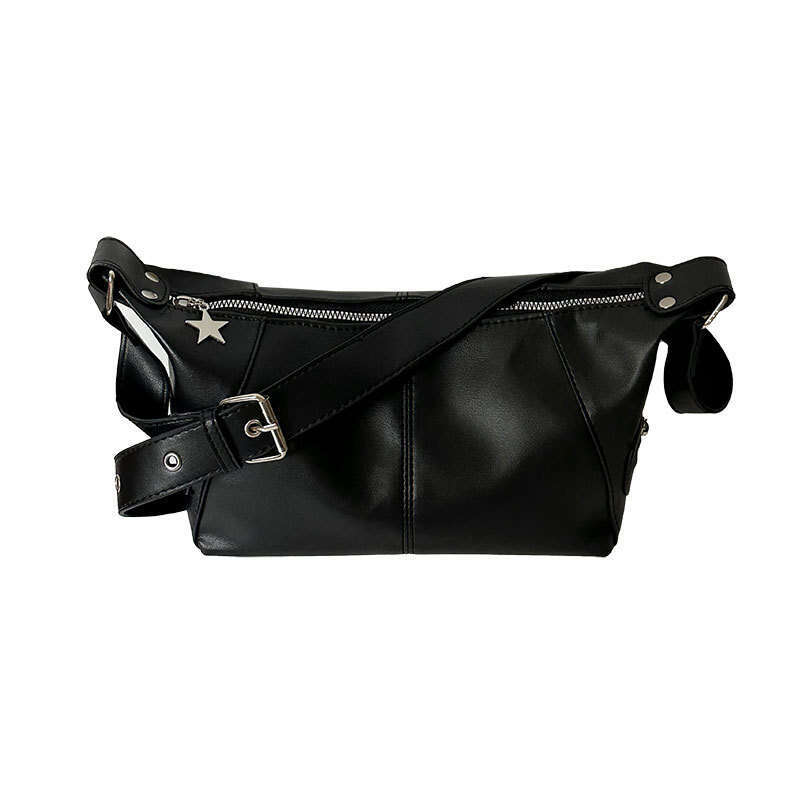 Women's Bags Handbag Y2k Korean Gothic Star Girl Black Handbag Haruku Aesthetic Vintage Shoulder Crossbody Bag Trendy Women Messenger Tote Bags