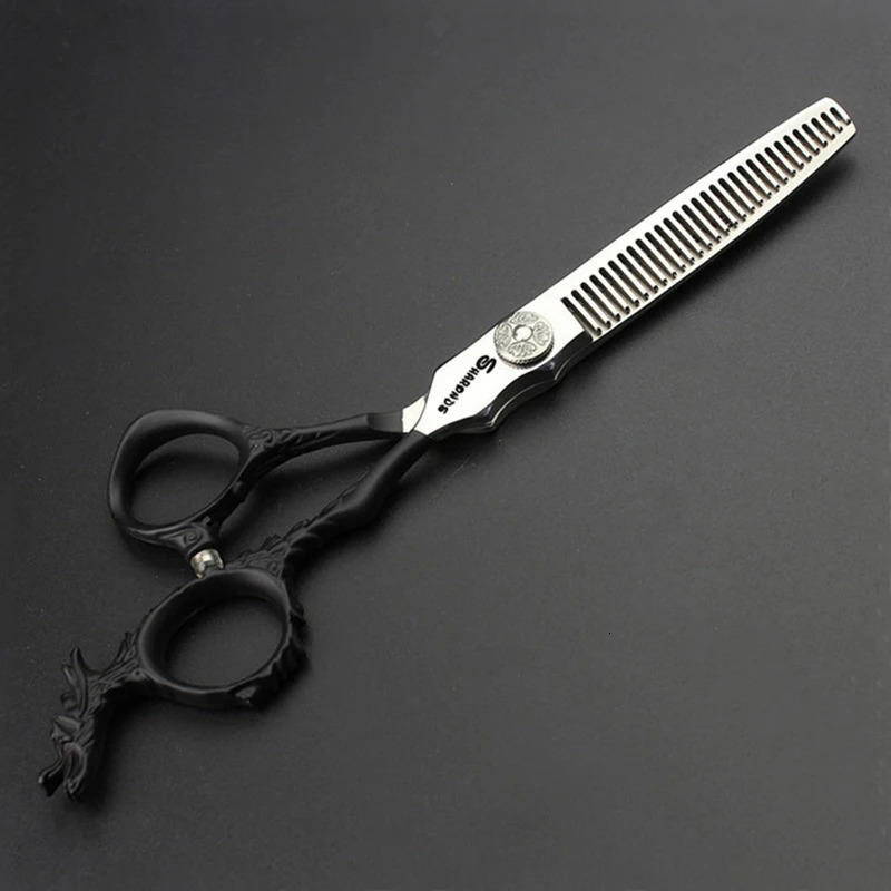 Genuine Hairdressing Scissors Professional 6 Inch Barbershop Scissors Hair Stylist Special Scissors Flat Teeth Scissors 241225