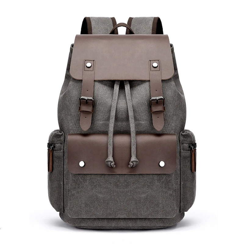 Mens Backpack Vintage Canvas Backpack School Bag Mens Travel Bags Large Capacity Backpack Laptop Backpack Bag High Qualit 241225