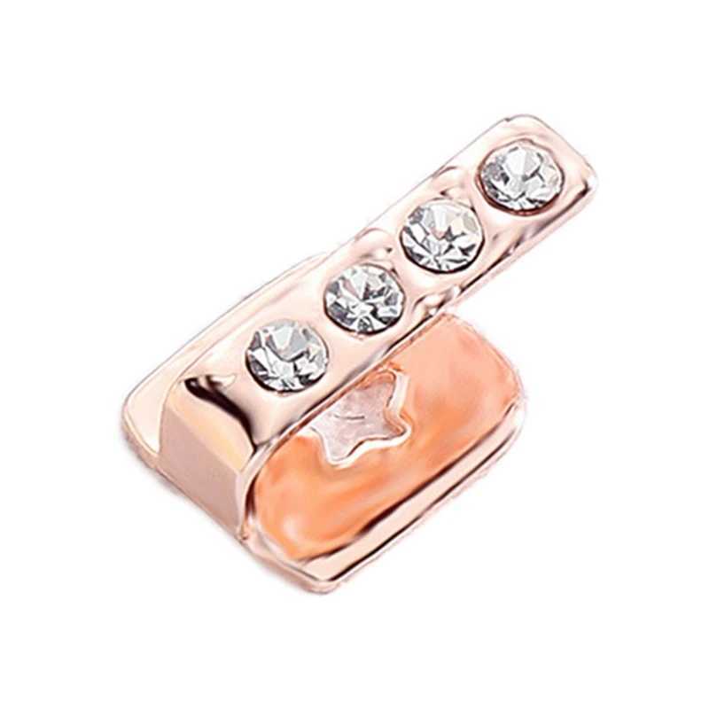 Tooth Cs Top Bottom Dental Grills Teeth Grillzs Braces Fashion Women Jewelry Drop ShippingXJ241225