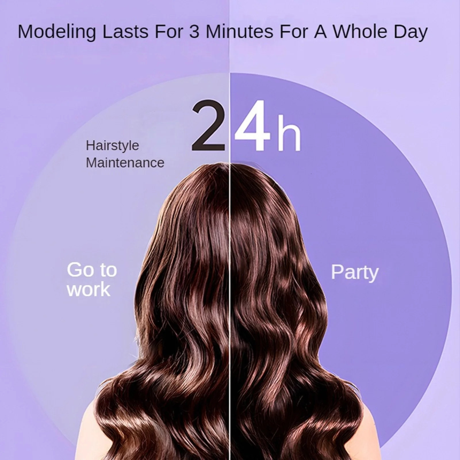 Automatic Rotating Hair Curler Self-rotating Non-harming Curling Machine for Home Hair Salon Styling 241225