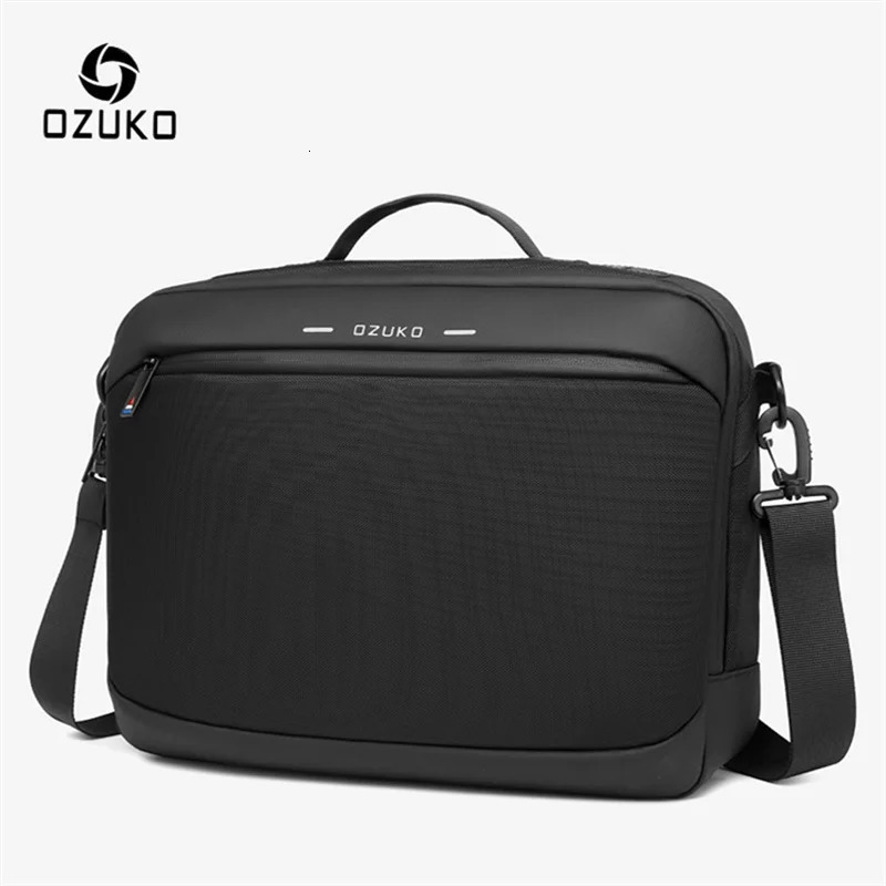 OZUKO Ipad bag Mens Shoulder Bag Waterproof Oxford Male Travel Bags Casual 13 14 15.6 inch Notebook Laptop Bag Case Handbag 241225
