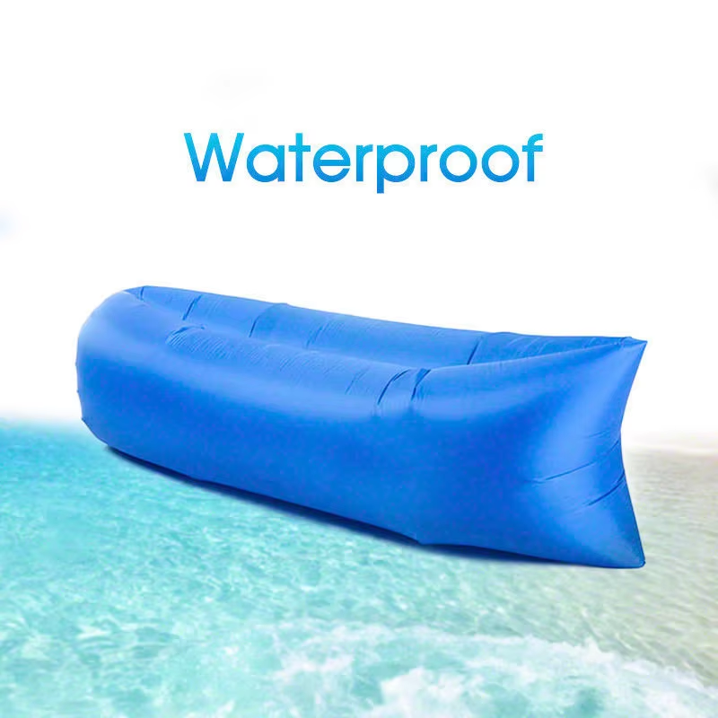 Outdoor folding air sofa inflatable lounger couch sleeping beach bed