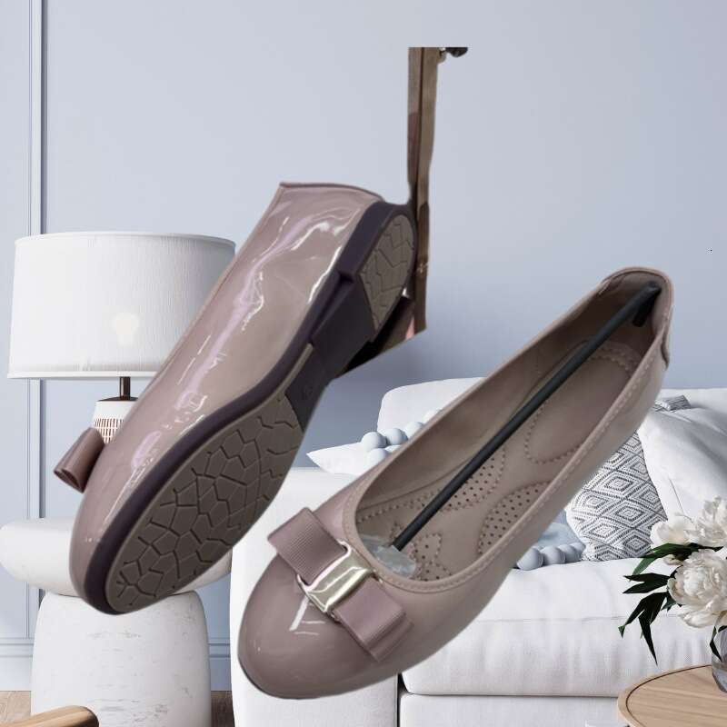 Flat Bottomed Shallow Mouthed Summer Single Shoes For Women In 2024 Spring And Autumn New Ladies Work Versatile Soft Soled Driving Bean Shoes