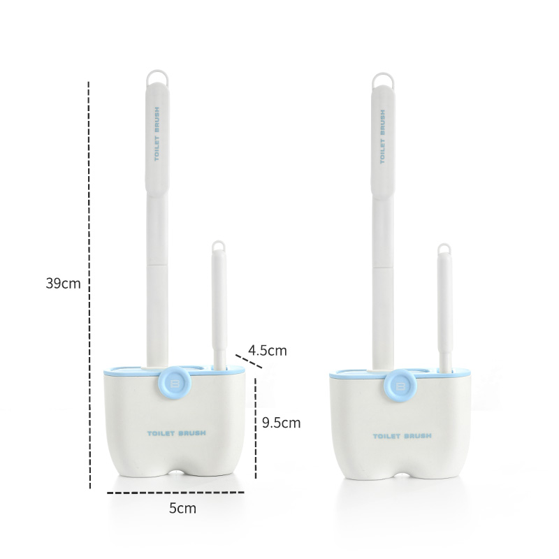 Ergonomic Comfort Grip Toilet Brush Set - Easy-to-Use & Effective Hygiene Tool