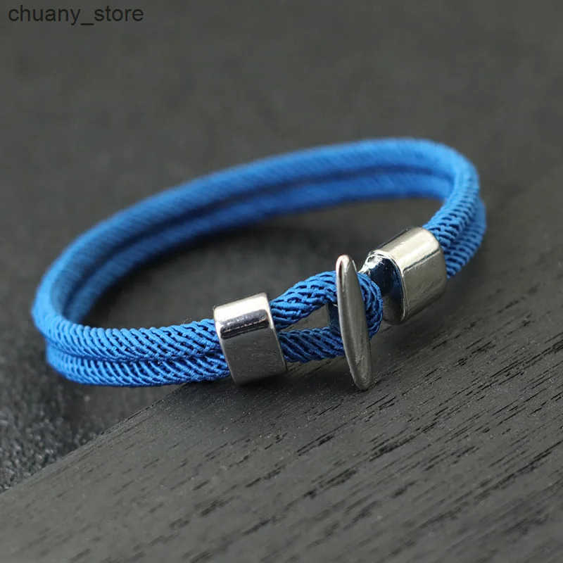 Chain 51Luckind Simple Design Milan Rope Handmade Men Women Outdoor Survival Braclet For Camping Armband Thread Jewelry L240910