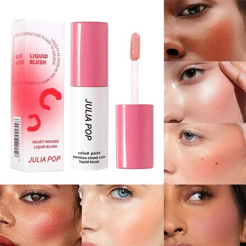 6 Colors Liquid B Velvet Matte Ber Natural Orange Peach B Face Pigment Long Lasting Cheek Tint Make Up MaquiagemXJ241225