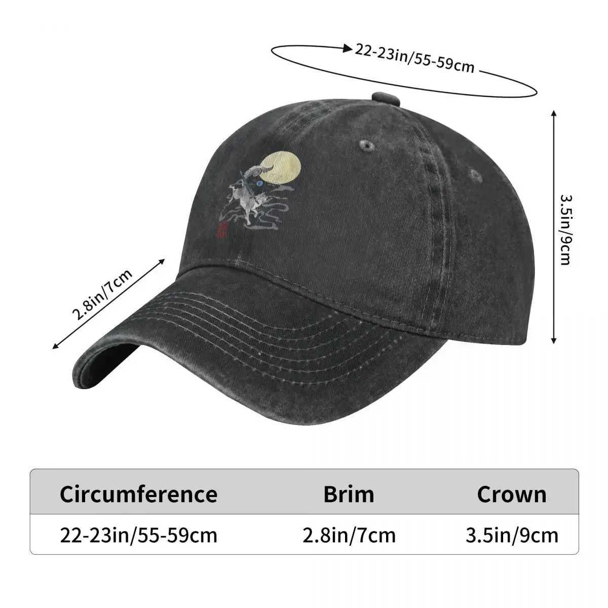 Summer hat sun shade hat cloud hip-hop hat wolf cowboy hat pea hat W241225