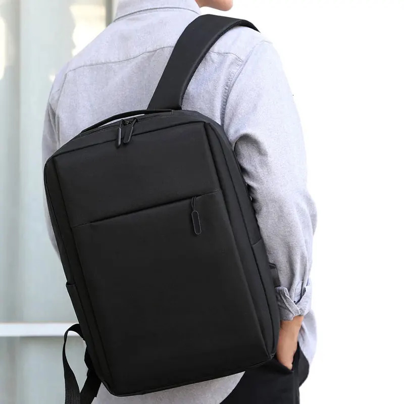 Versatile Business Bag USB Rechargeable School Bag Waterproof Laptop Bag Backpack 241225