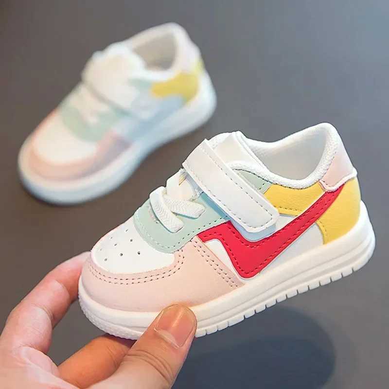 Athletic Outdoor New kids Sneakers Boys Girls Toddler non-slip Board shoes Fashion Leather kids Flats Baby Running Sports Shoe Infant Casual Shoe H241