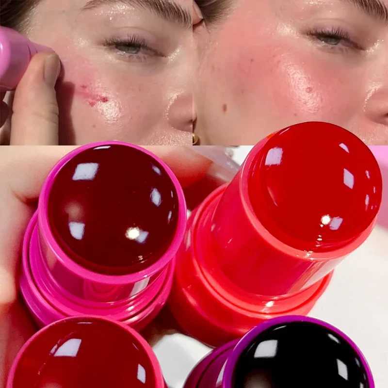 Water Jelly B Stick Moisturizing Translucent Gel Ber Lip Gloss Multi-Use Brighten Lips Cheek Contouring Rouge CosmeticsXJ241225