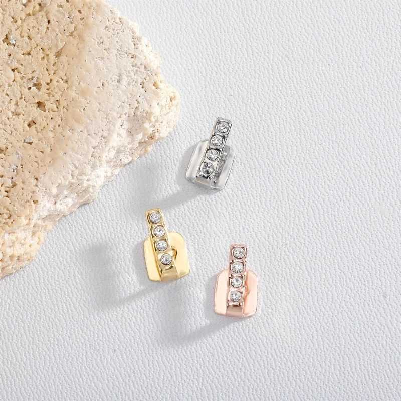Fashionable Tooth Cs Hollow Single/Double Vertical Teeth Cs Dental Grills Jewelry Unique Dental Accory for WomenXJ241225
