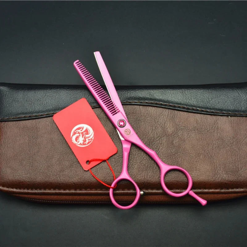 Hair Clippers 5.5 Inch Pink Scissors Hair Thinning Scissors Material Is Sharp and Wear-resistant Scissors Tool 241225