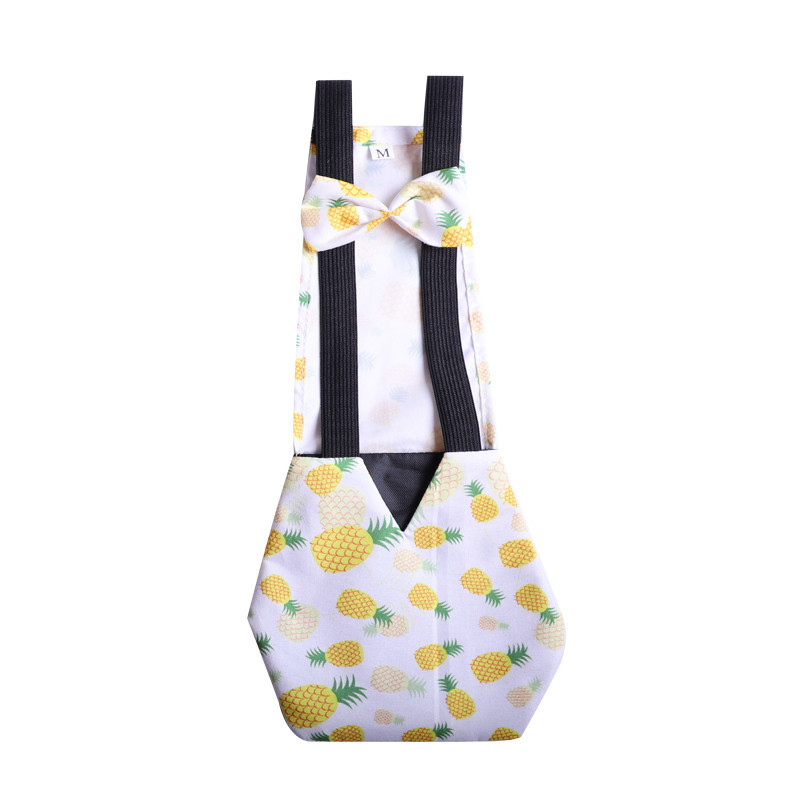 1PCS/S M L Pet Clothing Cole Duck Cute Diaper Chicken Duck Goose Diaper Elastic Strap Velcro Bow Decorative Pet Accessories