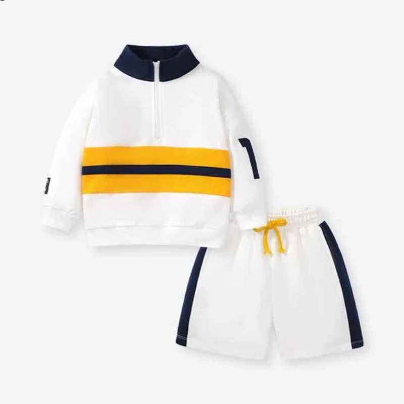 Clothing Sets Autumn Winter Baby Girl Clothes Set Kid Boy Fashion Sweatshirts Pullover shorts Bottom 2pcs Suit Children Long Sleeve TracksuitY2412257K