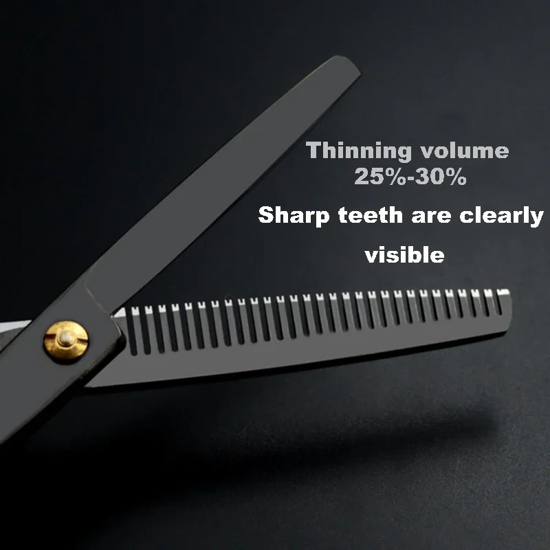 Professional hairdressing scissors barber accesories Hair Thinning Cut Metal Scissors Tooth Shears Styling Tool cutting scissors 241225
