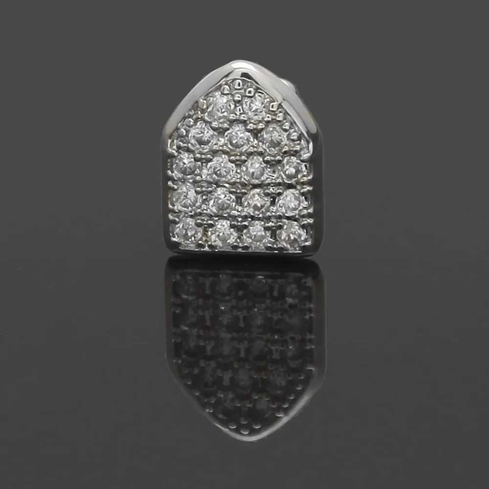 Bling Teeth Grillz Top Bootom Dental Mouth Punk Teeth Cs Cosplay Party Tooth Rper Hip Hop Jewelry TG002XJ241225