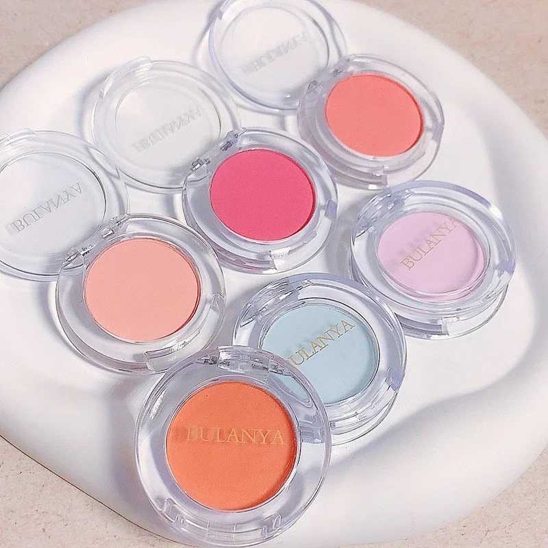 Monochrome Soft Matte B Highlighter Orange Peach Pink Natural Red Rouge Cheek Purple Blue Nude Makeup Face BrighteningXJ241225