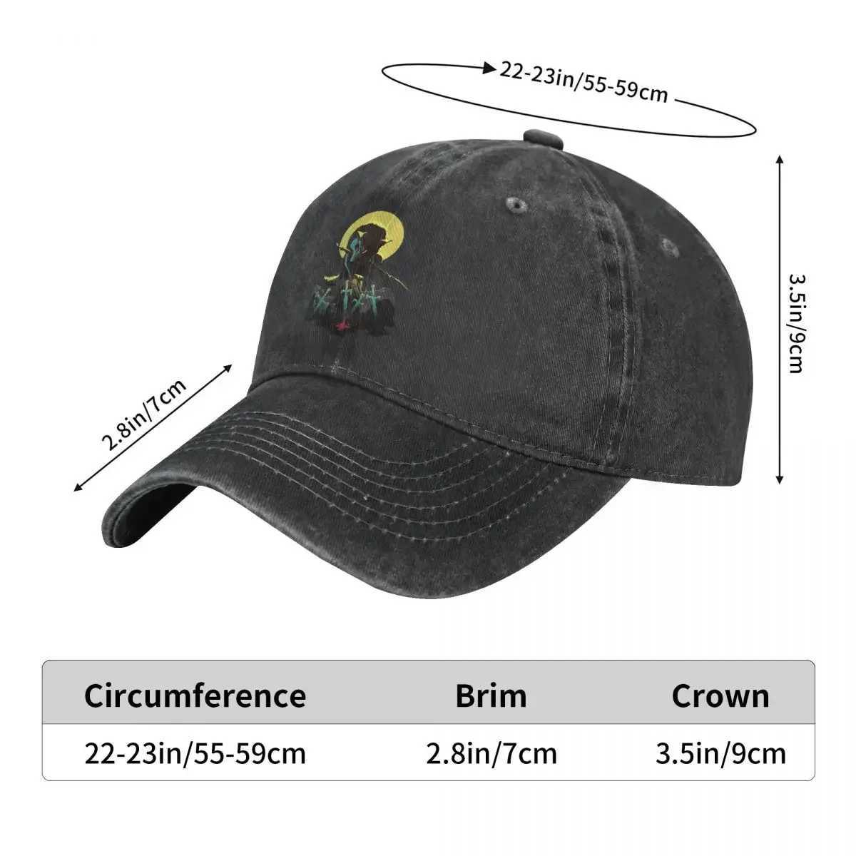 Summer Hat Sun Visor Long Sword Hip Hop Hat Wolf Cowboy Hat Adjustable Foot Hat W241225