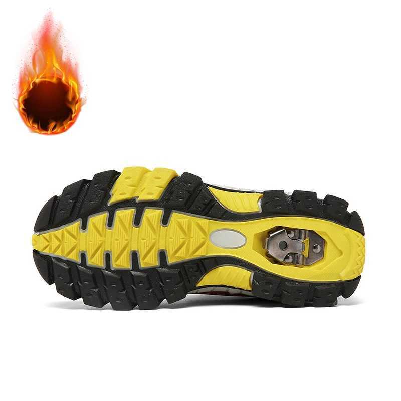 Athletic Outdoor Plush Children Shoes Boy Snow Boots Warm Cotton Kids Winter Shoes Leather Non-slip Sports Outdoor Boy Sneaker Short Boots H241223