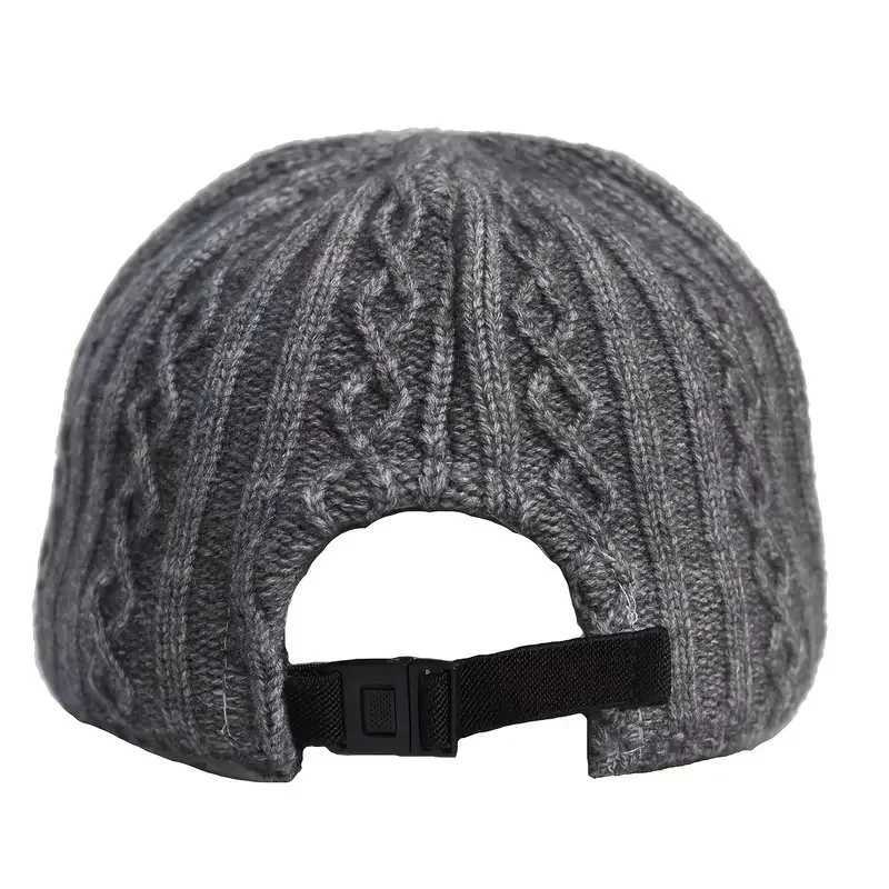 Fashion Knitted Mens and Womens Baseball Hats - Autumn/Winter Fashion Knitted Hats Versions and Warmth W241225