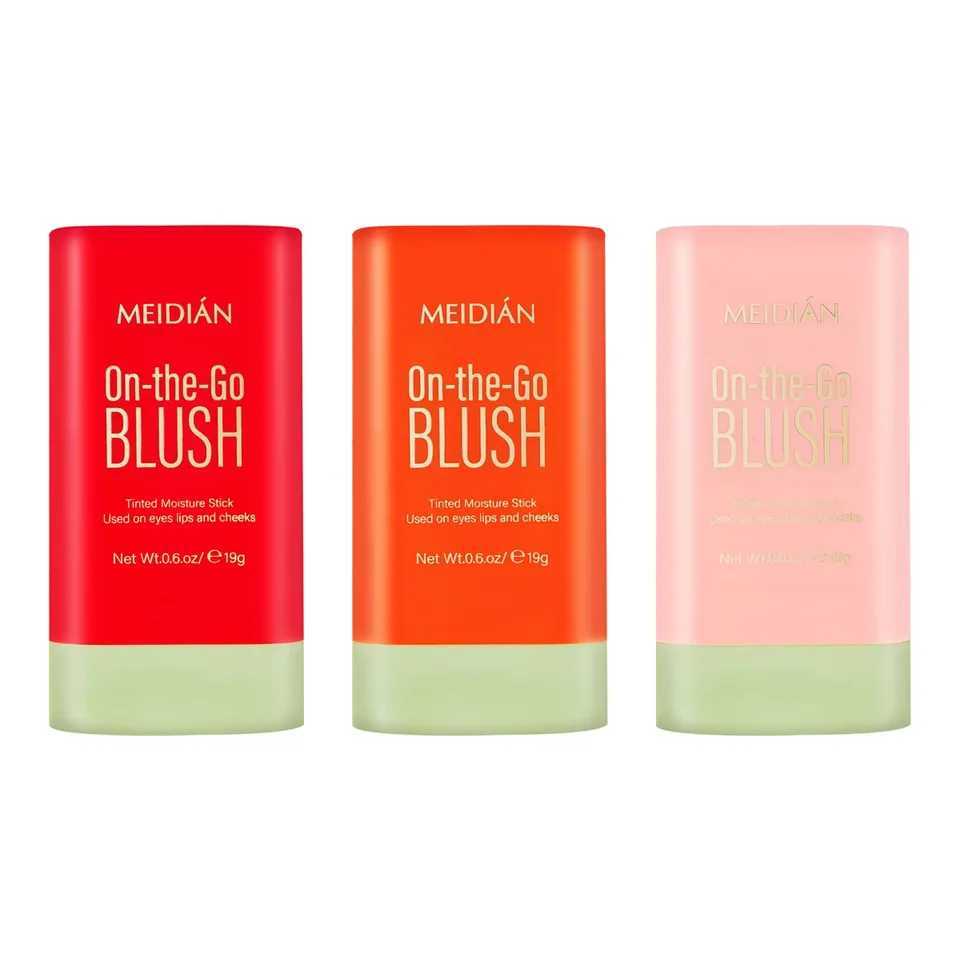 3 Colors Cheek Moistured B Stick Silky Brighten B Cream Ber Cosmetics Tubes Matte Makeup Lip Cheek Dual-use BerXJ241225