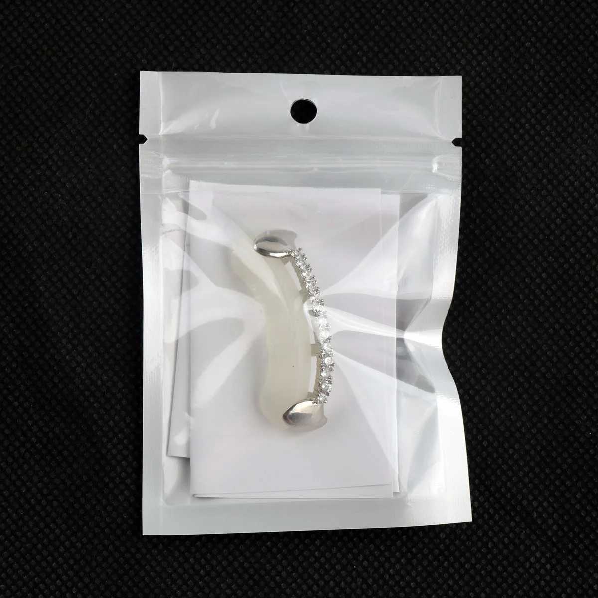 Hip Hop Rock Water Drop Flame Zircon Teeth Grillz 14K Gold Plated CZ Stone Tooth Cs For Women Men JewelryXJ241225