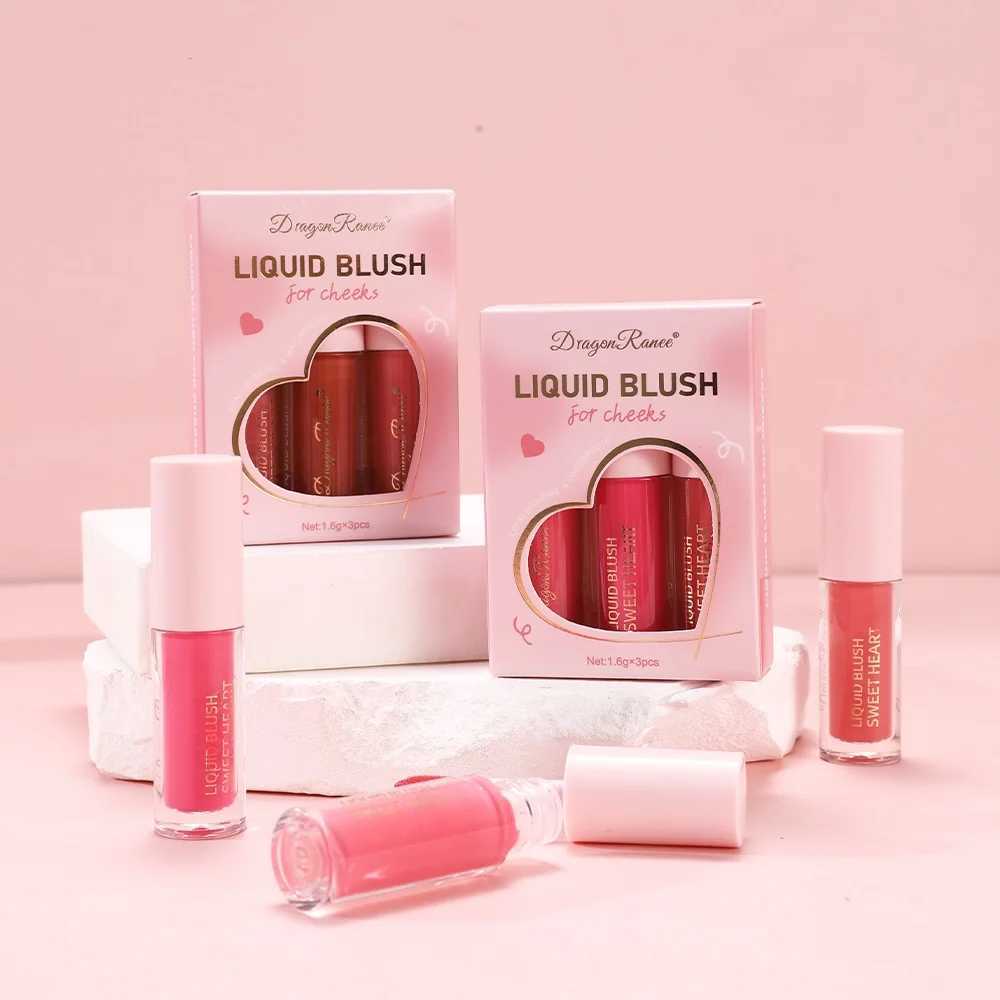 Three-Piece Set of Matte Liquid B Natural Highlighter Long-Lasting B Delicate Color Clear and Light BXJ241225
