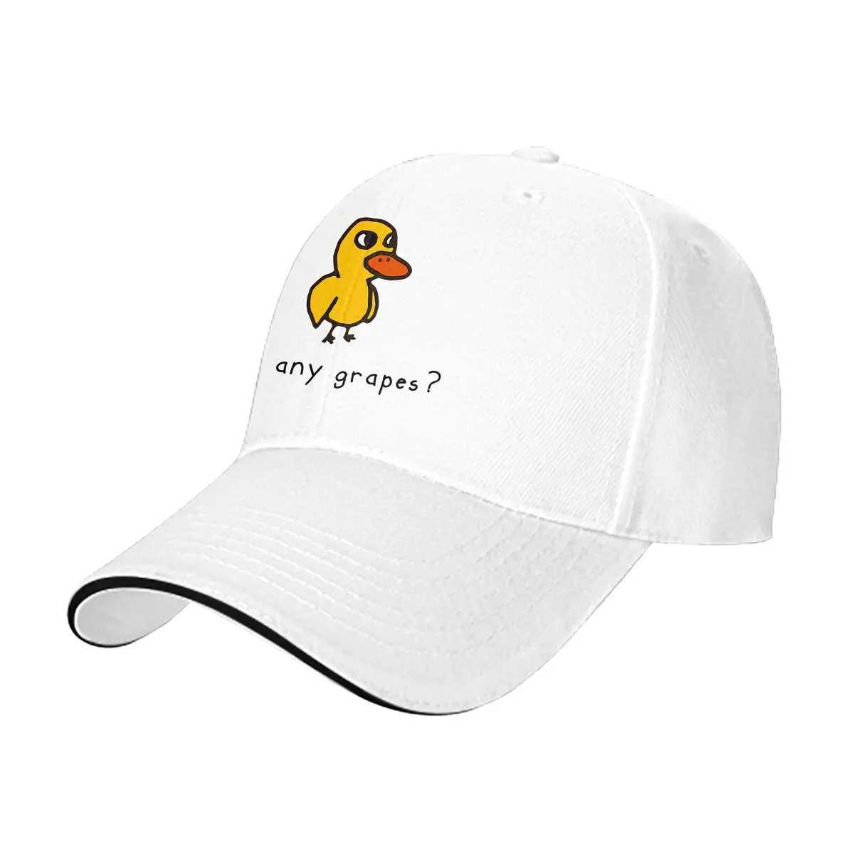 Summer Cap Sun Visor Got Any Grapes Essential Hip Hop Cap Meme Cowboy Hat Peaked Hats W241225