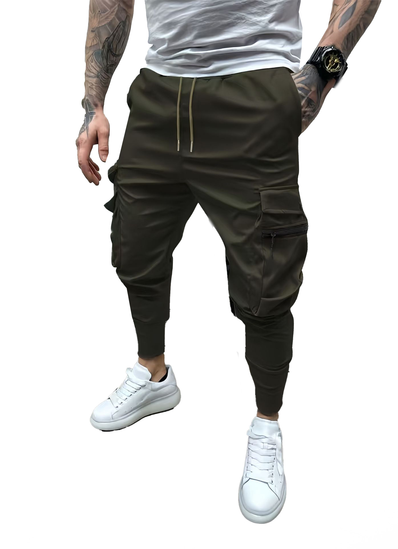 Mens Sweatpants Fashion Baggy Jogging Pants Outdoor High Quality Comfortable Sport Casual Hot Tracksuit Trousers Drawstring Casual Sportswears