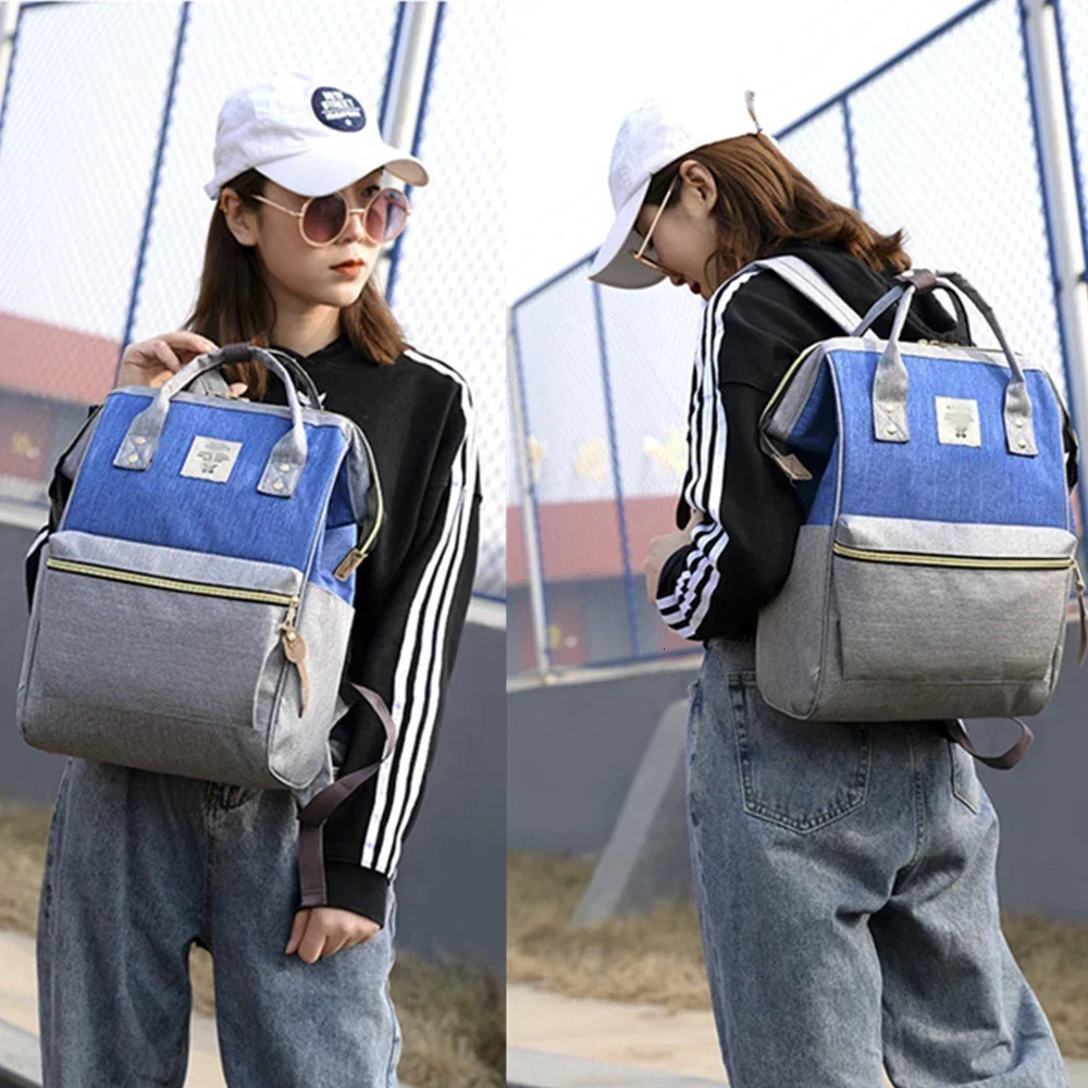 Korean Fashion Women Oxford Backpack Female College Student Campus Japanese School Bag Girls Large Capacity Outdoor Rucksack 241225