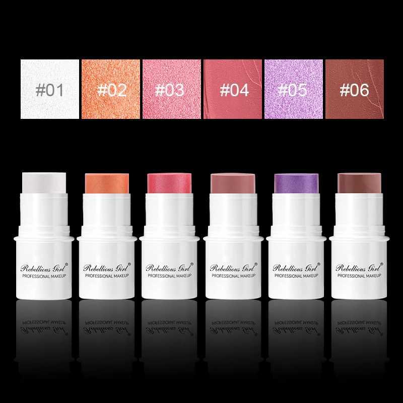 Natural Cheek Ber Cream 6 color b makeup Lasting smooth Rouge B Stick Waterproof b Stick Matte Contour MakeupXJ241225