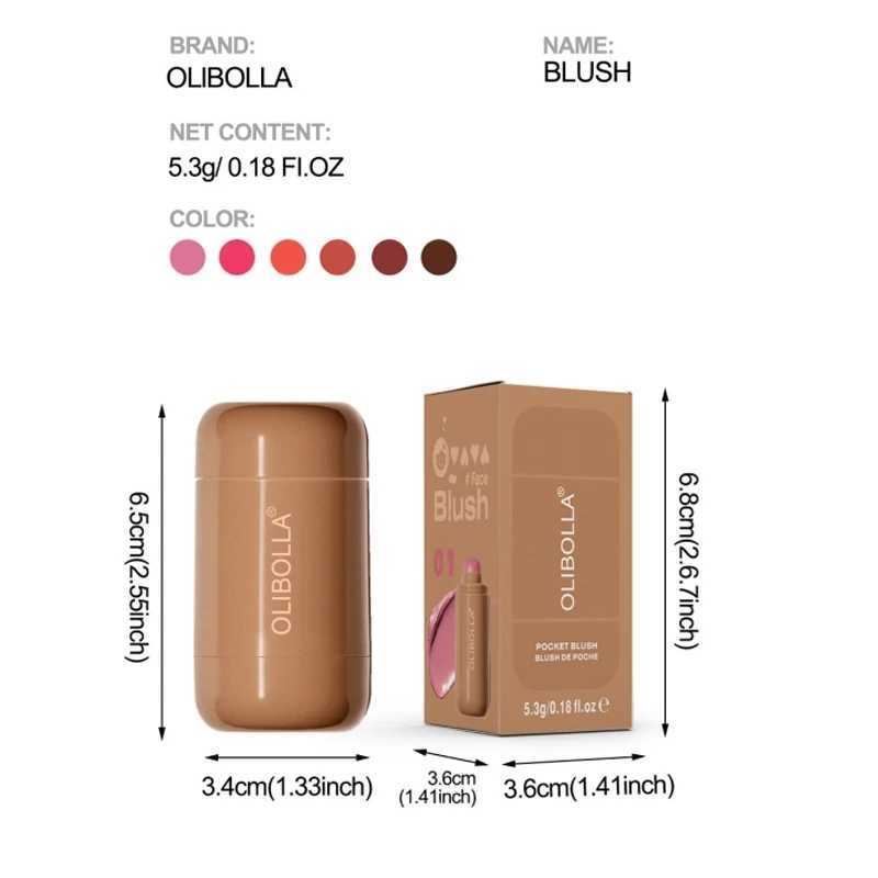Multi-tone Pocket Ber Stick Magical Lip Stick Creamy B Long-lasting Waterproof Lip Cheek Tint High Pigment HydratingXJ241225