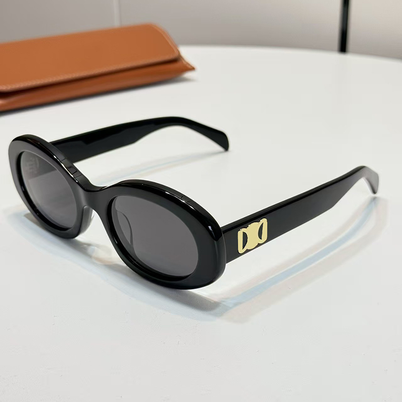 Designer sunglasses elliptical sunglasses use ladies fashion cat eye sunglasses outdoor street casual sunglasses for women classic style