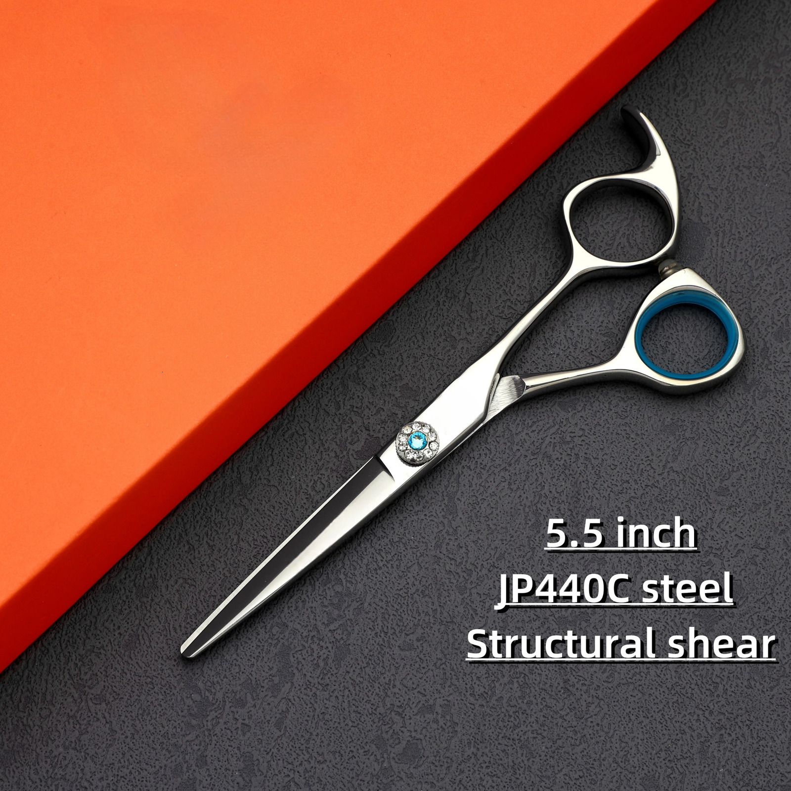 5.5-6.0-6.5-7.0 inches Professional barber scissorsJapan 440c steel hairdressing scissorsSharp and durableHigh-end hair tools 241225