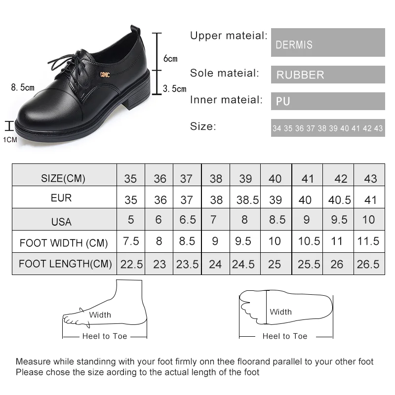 AIYUQI Women Shoes Anti Slip Spring Large Size Mom Shoes Women Genuine Leather British-style Lace-up Women's Shoes