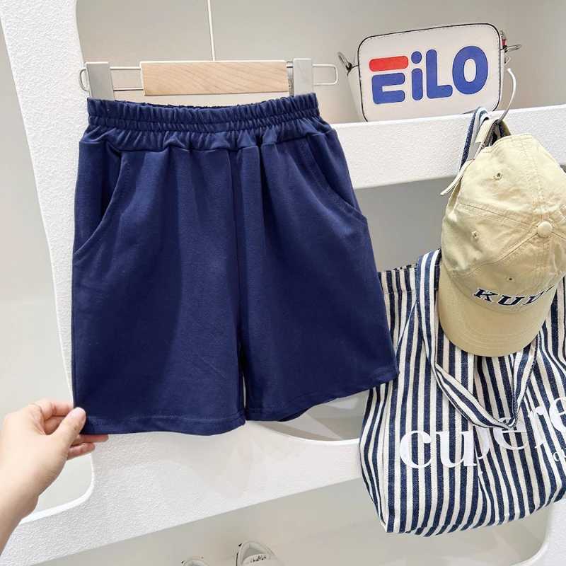 Clothing Sets Summer Children Boy Clothes Set Teenage Girls Lapel T-shirts and Shorts Suit Kid Stripe Cartoon Top Bottom Outfits TracksuitsY241225MYCK