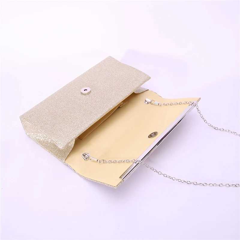 High Quality Evening Dress Womens Envelope Wallet High Quality Shoulder Clutch with Chain Handbag Banquet Dress Clutch T241225
