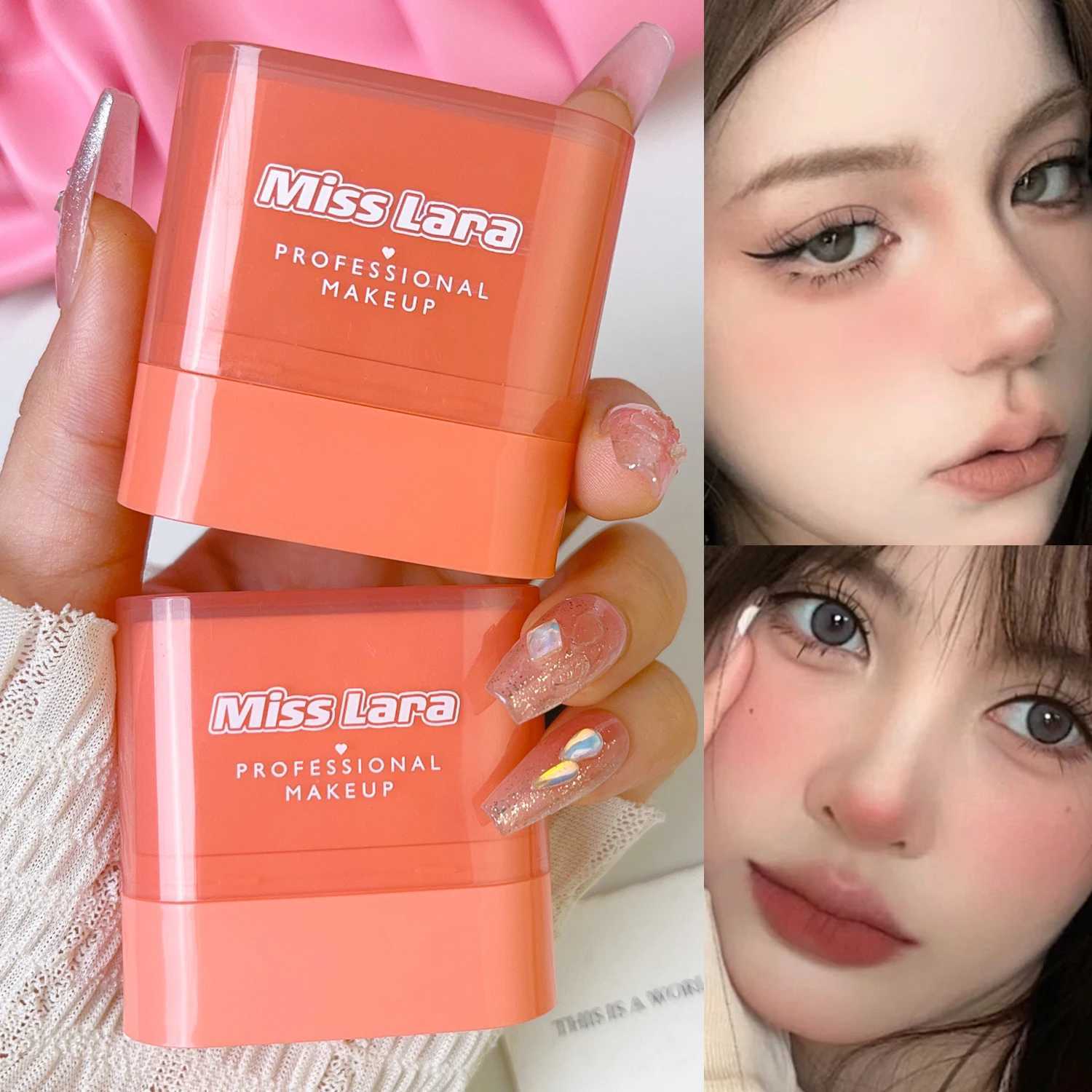 6colors B Stick Long Lasting Natural Rouge Contour Cream Ber Cosmetics Cheek Lip Tinted Waterproof Smooth B MakeupXJ241225