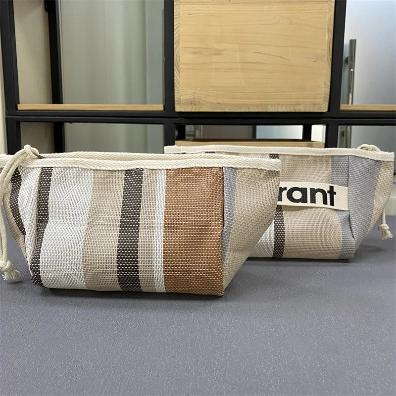 Fashion n Storage Bag Event Attendance Canvas Simple Zipper Makeup Holding Cloth Inner Liner In 241213