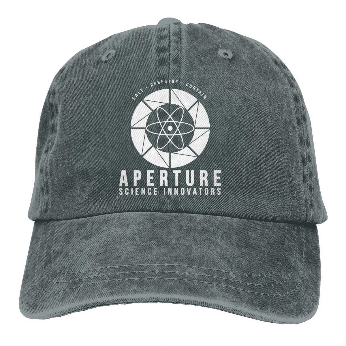 Aperture Science Baseball Hat Toe Hat Portal Game Chell Atlas P-Body Mens Sunshade Hat W241225