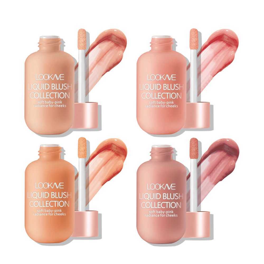 4 Color Mini Bottle Liquid B Natural Brighten Cheek Skin Tone Makeup Rouge Pigmented Professional Contour Shadow CosmeticsXJ241225