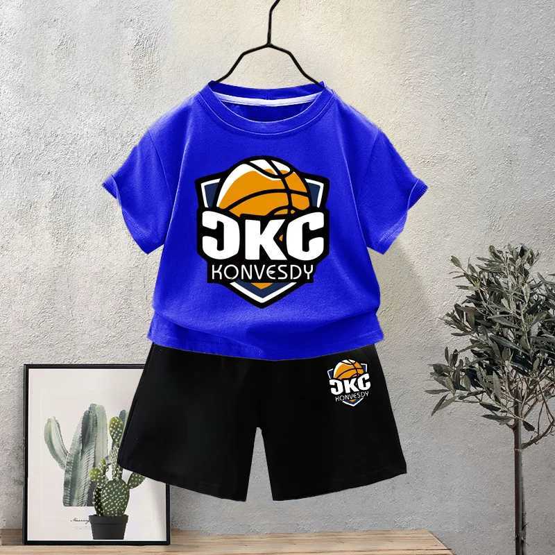 Clothing Sets Summer Baby Boy Clothes Set Children Girls Casual Short Sleeve Fashion T-shirts and Shorts 2pcs Suit Kid Letter Printed OutfitsY241225BD