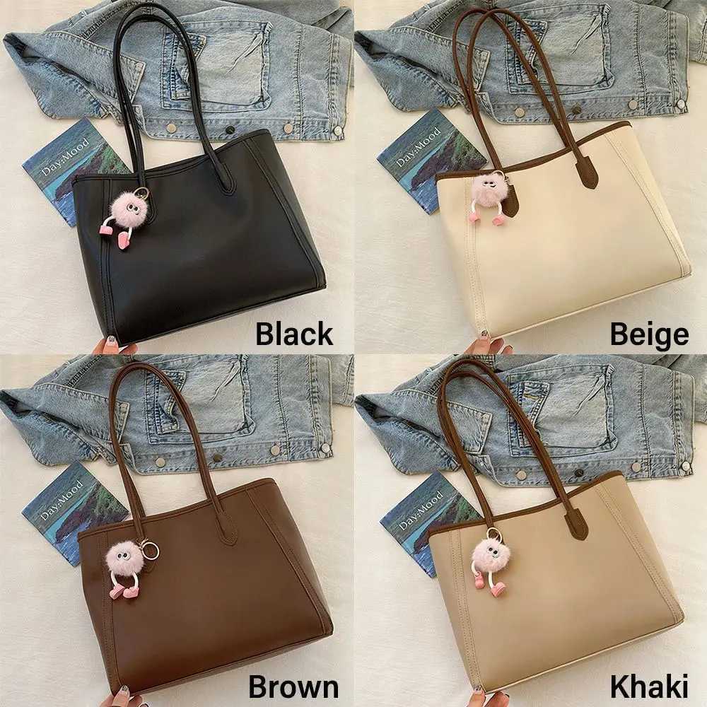 Women Girls Classy Shopper Bag Luxury Quality PU Leather Women Tote Bag Large Capacity Handbag Shoulder BagXJ241225